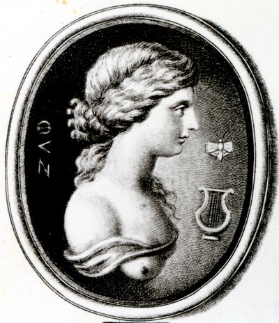 Portrait of Sappho by Thomas Worlidge